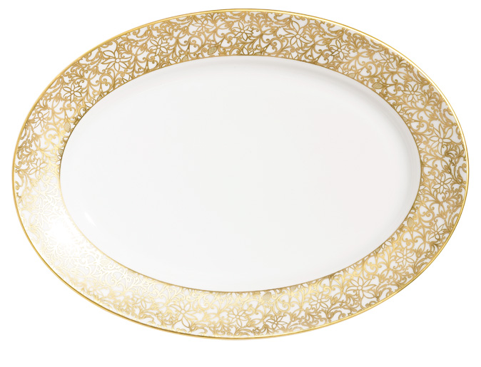 Plat ovale blanc - Raynaud